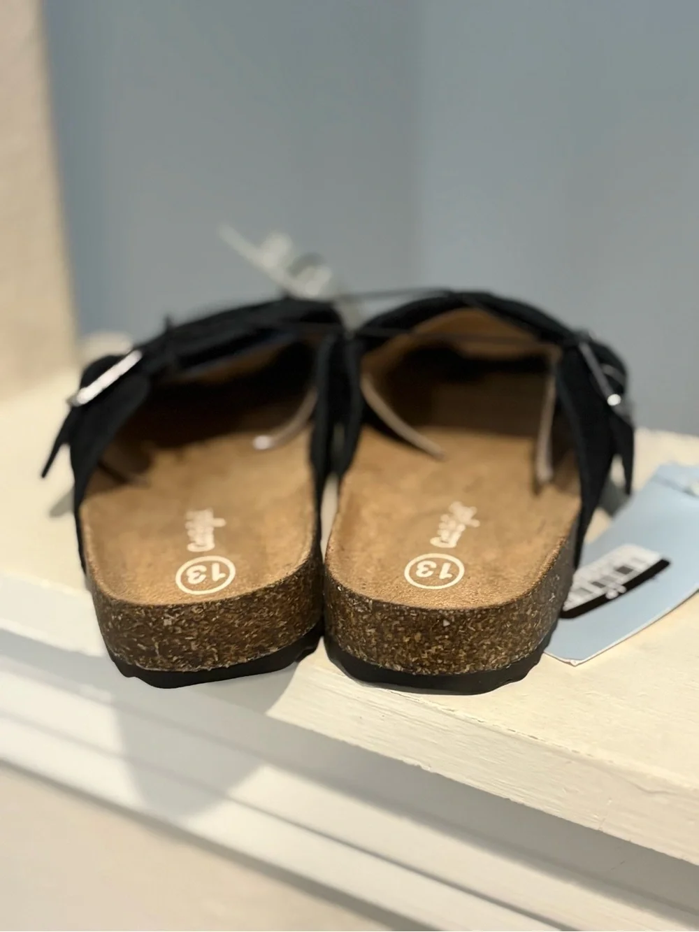 NEW— Toddler Black Berlin Clogs – Cat & Jack Little Girls Size 13